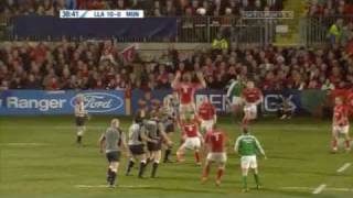 Scarlets v Munster  20062007 Heineken Cup QF Highlights [upl. by Kotto445]