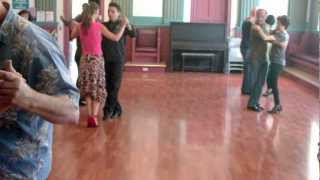 Molinete Exercises Argentine Tango Class wwwtangonationcom 10302011 [upl. by Elayor]