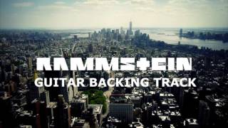 Rammstein  Haifisch LIVE FROM MSG GUITAR BACKING TRACK [upl. by Joseph]