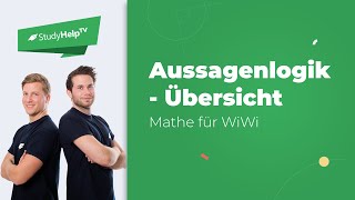 Aussagenlogik  Übersicht  StudyHelp [upl. by Ahtiekahs]