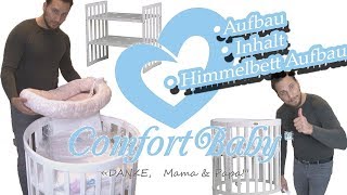 Comfort Baby  Babybett SmartGrow 7in1  Aufbau und Inhalt  Himmelbett und BabySet  Anleitung [upl. by Eenerb]