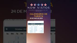 Datas para entrevista do Visto Americano de turista no Consulado Americano Calendário Oficial [upl. by Eilata862]