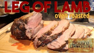 Holiday Dinner Oven Roasted Leg of Lamb with Roasted Potatoes  Recipe  How to  THE BEST [upl. by Toh]