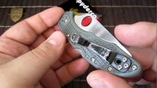 Spyderco Delica 4 FRN Foliage Green Combo My user [upl. by Anoyk]