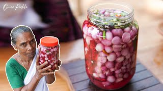 Instant Onion Pickle Recipe  Quick And Easy Onion Pickle  Shallot Pickle [upl. by Atinrahs]