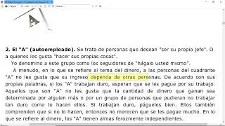 04 El Cuadrante del Flujo del Dinero Robert Kiyosaki [upl. by Adnam]