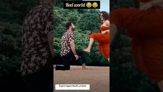 Reel World 🤣🤣and Real worldCarryMinati trending viralvideo youtubeshorts shorts ytshorts [upl. by Alayne]