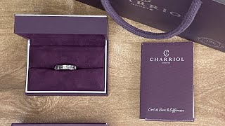 Jewelry Unboxing  Charriol Promise Band Ring [upl. by Anual]