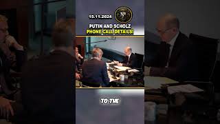 ⚠️ PUTIN AND SCHOLZ KEY INSIGHTS FROM THEIR CALL ON UKRAINE russia shorts ukraine [upl. by Suirad]