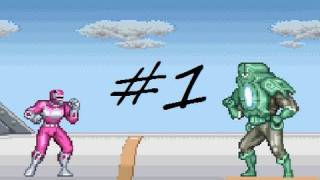 Lets Play Mighty Morphin Power Rangers The Movie SNES 1  Mirror Mirror [upl. by Eeral]