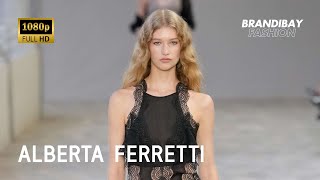 Défilé ALBERTA FERRETTI PrintempsÉté 2025  Milan Fashion Week [upl. by Zuzana]