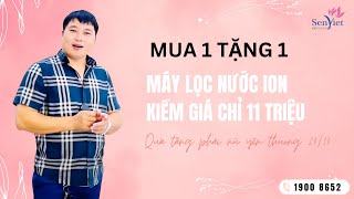 Mua 1 tặng 1 máy lọc nước ion kiềm chỉ từ 11 triệu  Quà tặng phái nữ yêu thương 2010 [upl. by Margarida180]