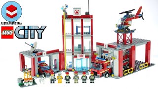 Lego City 77944 Fire Station Headquarters Speed Build  AustrianBrickFan [upl. by Neroled]