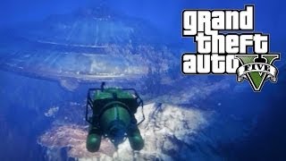 GTA V EN BUSCA DEL OVNI HUNDIDO BAJO EL MAR  ArTeRo amp DeXToR [upl. by Doykos]