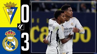 Cádiz CF 03 Real Madrid  HIGHLIGHTS  LaLiga 202324 [upl. by Dyanne470]