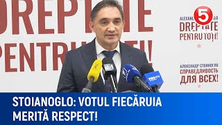 Stoianoglo Votul fiecăruia merită respect [upl. by Bettzel]