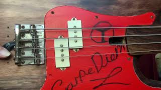 Short Scale Fretless quotPquot Bass Mods Pete Carter [upl. by Palladin]