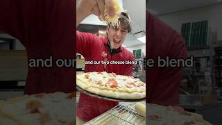 Making a CHEESY BASED PIZZA pizza food trending youtube youtubeshorts funny [upl. by Htiekram936]