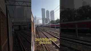 Skyscraper shorts viralshorts train skyscraper mumbai [upl. by Jenei943]