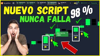 🤑NUEVO SCRIPT para OPCIONES BINARIAS con 98 de EFECTIVIDAD totalmenete GRATIS IQ OPTION 🔥 [upl. by Nnep]