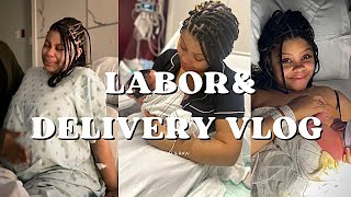 LABOR amp DELIVERY VLOG   REAL  RAW NO EPIDURAL INDUCED AT 37 WEEKS  First Time Teen Mom [upl. by Stace151]