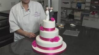 How To Decorate A Wedding Cake [upl. by Lilahk]