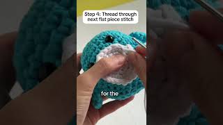 Here are some tips and tricks for sewing a flat piece onto your crochet What else should we cover [upl. by Emoraj326]