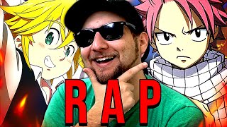 THEYRE BOTH BAD Right  Kaggy Reacts to MELIODAS VS NATSU RAP BATTLE  RUSTAGE ft GameboyJones [upl. by Yenaffit]