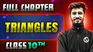 Triangles FULL CHAPTER  Class 10th Mathematics  Chapter 6  Udaan [upl. by Ayerf472]