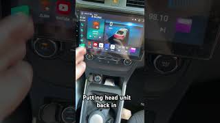 2019 Nissan Sentra Head Unit Installation [upl. by Speroni706]