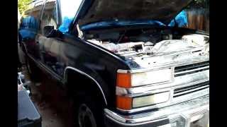 how to remove an oil pan 93 k1500 4x4 [upl. by Asillim]