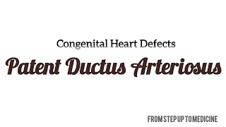 Patent Ductus Arteriosus  Congenital Heart Defect  Kmu lecture  urdu amp hindi [upl. by Nila]