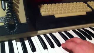 Fairlight IIx playing quotARR1quot [upl. by Lehctim]