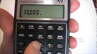 Capital Budgeting Part Two HP10BII  Calculating Internal Rate of Return [upl. by Ogirdor]