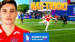 JUNINHO FEZ UM HATTRICK NO PRIMEIRO JOGO DA SUPERCOPA 2023 [upl. by Attenrad]