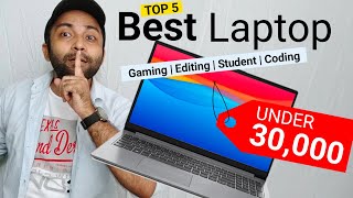 Top 5 Best Laptop Under 30000⚡Best Laptops Under 30000 in 2023 [upl. by Anilatak]