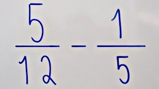 SUBTRAÇÃO DE FRAÇÕES COM DENOMINADORES DIFERENTES  6° [upl. by Pubilis335]