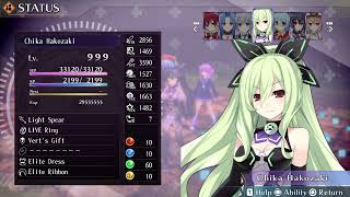 Neptunia ReVerse All Characters at Level 999 [upl. by Waine]