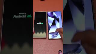 Samsung galaxy z fold 6 vs Samsung s24 ultra boot test samsunglcd galaxyz galaxyzflip samsung [upl. by Shiff]