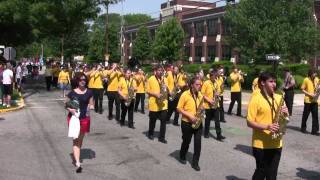 Riverview High School Marching Band at 2011 VeronaOakmont PA Memorial Day Parade [upl. by Emil]