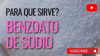 benzoato de sodio conservador de alimentos [upl. by Odareg]