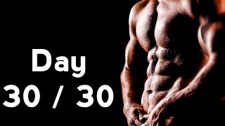 30 Days Six Pack Abs Workout Program Day 3030 [upl. by Attelrak]