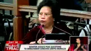 Santiago poses questions to Ombudsman Morales [upl. by Hayouqes529]