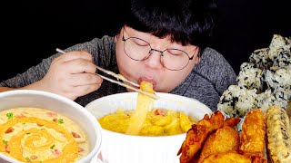 트러플크림 떡볶이 엽기떡볶이 신메뉴 먹방Mukbang [upl. by Chretien]