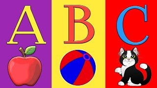 A For Apple B For Ball C For Cat D For Dog Nursery Rhyme by Shaan is a preschool [upl. by Egdirdle988]