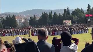 İzmir seferihisar jandarma muhabere er eğitim taburu 09112022 yemin töreni 🇹🇷 [upl. by Cantu]