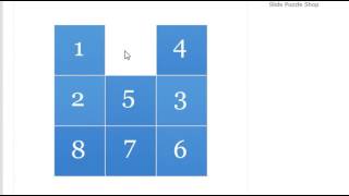 How to solve 8 pieces Sliding Puzzle [upl. by Brentt]