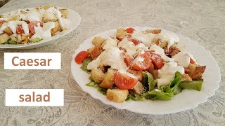 Caesar salad  Cezar salata [upl. by Niall]