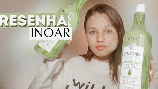 Shampoo e Condicionador Résistance INOAR Low Poo ✧ RESENHA [upl. by Ogawa]