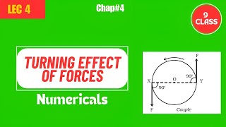 Class 9 Chap 4 Turning effect of forces Numericals physics [upl. by Erolyat]